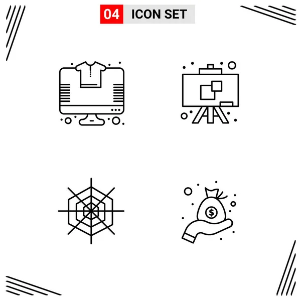 Conjunto de 16 iconos universales Vector de negocios — Vector de stock