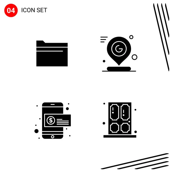 Set de 25 iconos de negocio universales Vector — Vector de stock