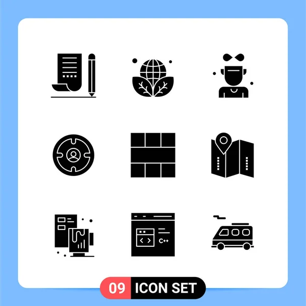 Conjunto Iconos Creativos Universales Simplemente Vector Ilustraciones Para Aplicaciones Web — Vector de stock