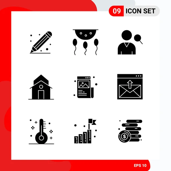 Set Universal Creative Icons Simply Vector Illustrations Web Mobile Apps — Stock Vector