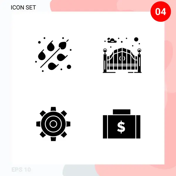 Conjunto Iconos Creativos Universales Simplemente Vector Ilustraciones Para Aplicaciones Web — Vector de stock