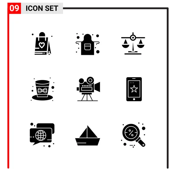 Conjunto Iconos Creativos Universales Simplemente Vector Ilustraciones Para Aplicaciones Web — Vector de stock