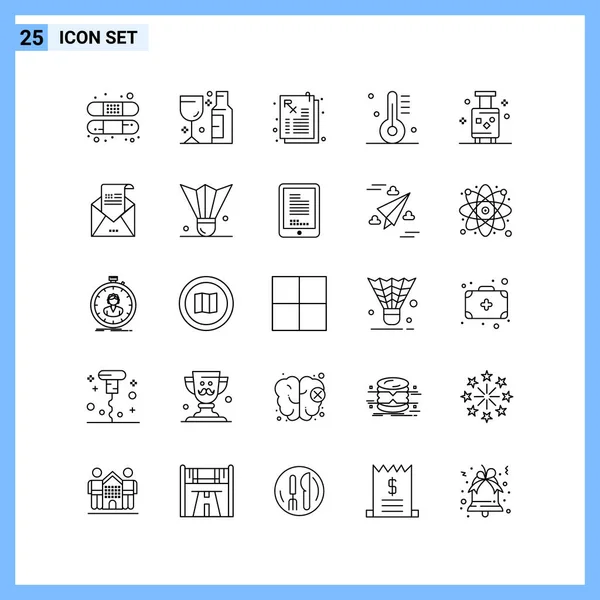 Set Universal Creative Icons Simply Vector Illustrations Web Mobile Apps — Stock Vector