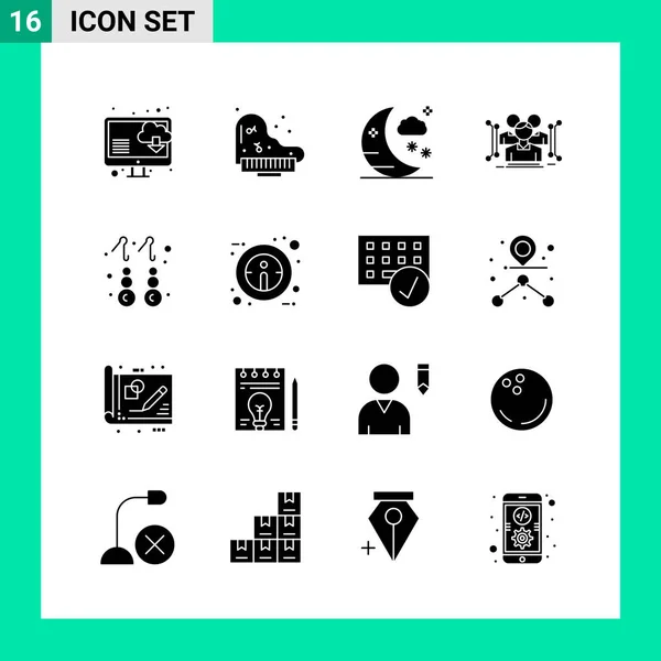 Set Universal Creative Icons Simply Vector Illustrations Web Mobile Apps — Stock Vector