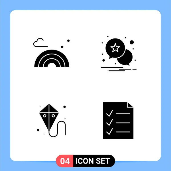 Conjunto Iconos Creativos Universales Simplemente Vector Ilustraciones Para Aplicaciones Web — Archivo Imágenes Vectoriales