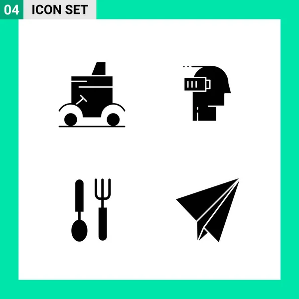 Set Universal Creative Icons Simply Vector Illustrations Web Mobile Apps — Stock Vector