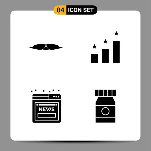 Conjunto Iconos Creativos Universales Simplemente Vector Ilustraciones Para Aplicaciones Web — Vector de stock