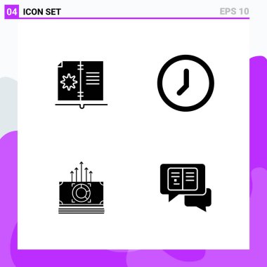Evrensel yaratıcı simgeler kümesi, web ve mobil uygulamalar ve projeler için basit vektör illüstrasyonları 