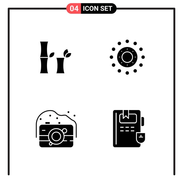 Set Dari Ikon Kreatif Universal Cukup Ilustrasi Vektor Untuk Aplikasi - Stok Vektor