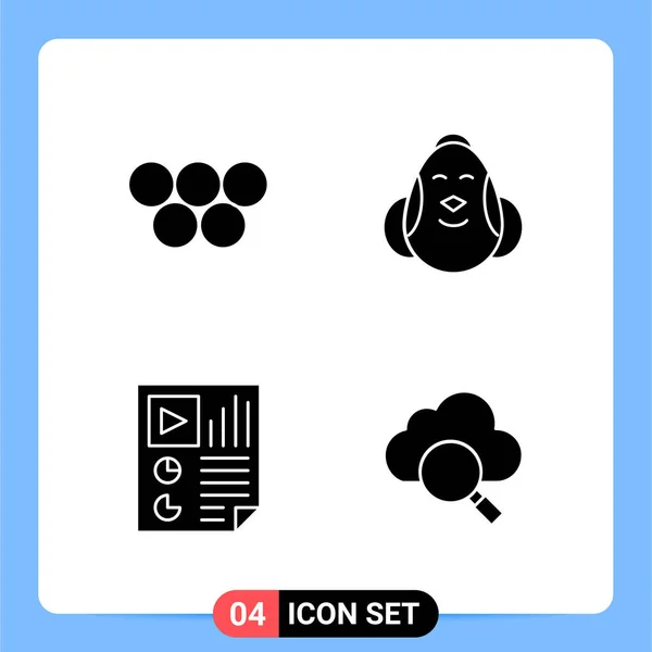 Set Universal Creative Icons Simply Vector Illustrations Web Mobile Apps — Stock Vector