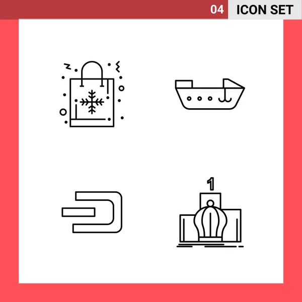 Conjunto Iconos Creativos Universales Simplemente Vector Ilustraciones Para Aplicaciones Web — Vector de stock