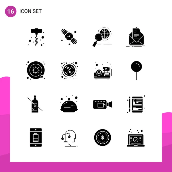 Conjunto Iconos Creativos Universales Simplemente Vector Ilustraciones Para Aplicaciones Web — Vector de stock