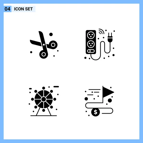 Conjunto Iconos Creativos Universales Simplemente Vector Ilustraciones Para Aplicaciones Web — Vector de stock