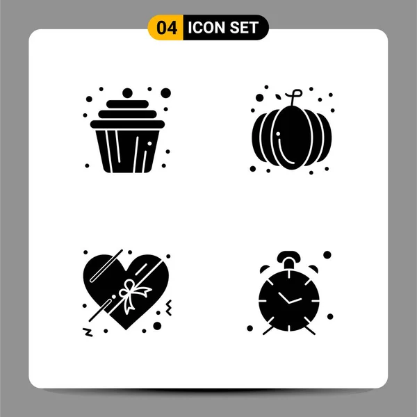 Set Dari Ikon Kreatif Universal Cukup Ilustrasi Vektor Untuk Aplikasi - Stok Vektor