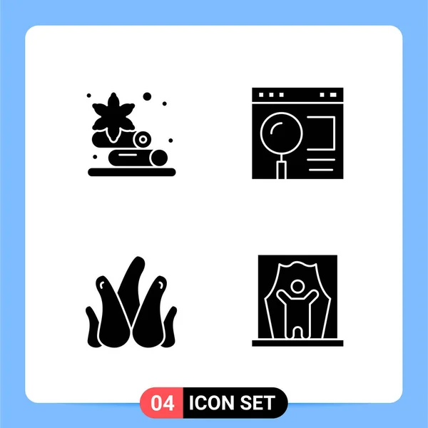 Conjunto Iconos Creativos Universales Simplemente Vector Ilustraciones Para Aplicaciones Web — Vector de stock