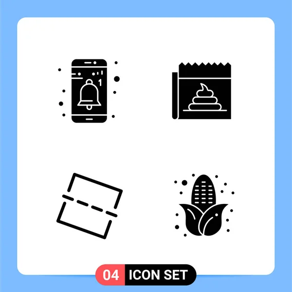 Conjunto Iconos Creativos Universales Simplemente Vector Ilustraciones Para Aplicaciones Web — Archivo Imágenes Vectoriales