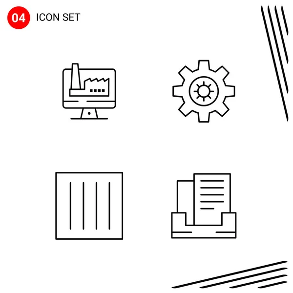 Set van 25 Universele Business Iconen Vector — Stockvector