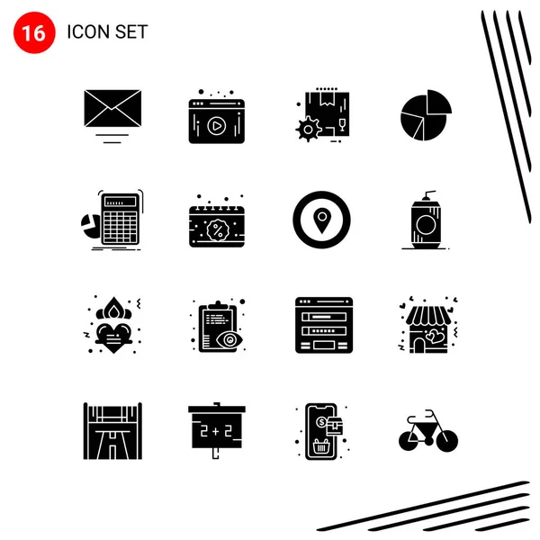 Conjunto Iconos Creativos Universales Simplemente Vector Ilustraciones Para Aplicaciones Web — Vector de stock