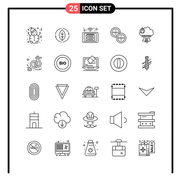 Set of 16 Universal Icons Business Vector — Stock Vector