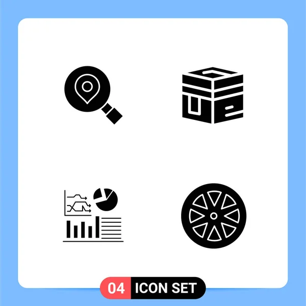 Conjunto Iconos Creativos Universales Simplemente Vector Ilustraciones Para Aplicaciones Web — Vector de stock