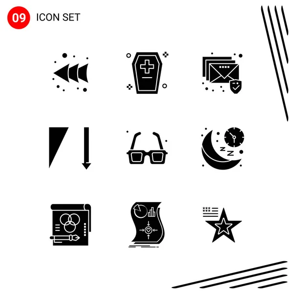 Set Universal Creative Icons Simply Vector Illustrations Web Mobile Apps — Stock Vector