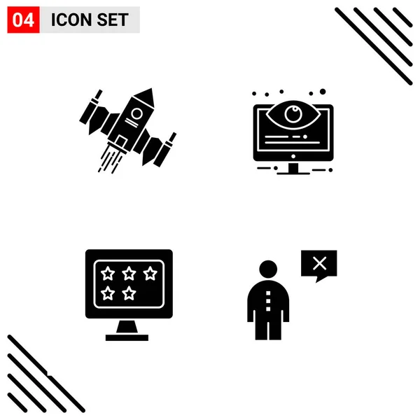 Set Universal Creative Icons Simply Vector Illustrations Web Mobile Apps — Stock Vector