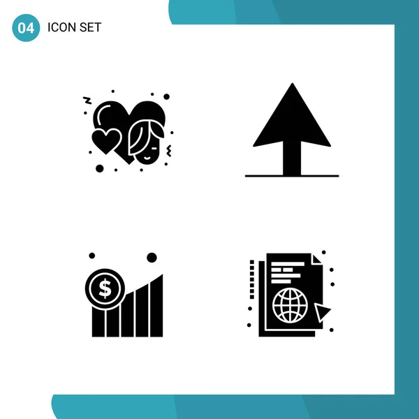 Set de 25 iconos de negocio universales Vector — Vector de stock