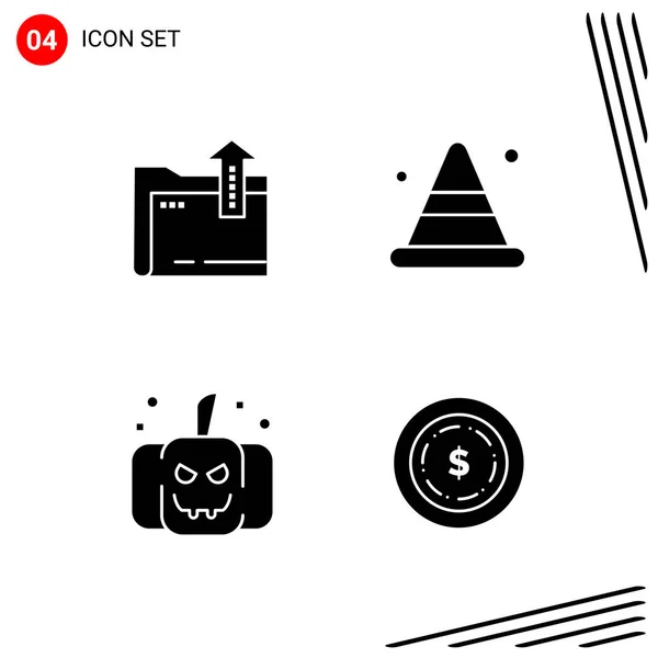 Set Universal Creative Icons Simply Vector Illustrations Web Mobile Apps — Stock Vector