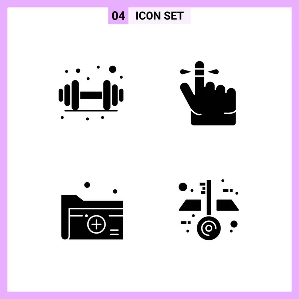 Conjunto Iconos Creativos Universales Simplemente Vector Ilustraciones Para Aplicaciones Web — Vector de stock