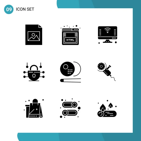 Set Universal Creative Icons Simply Vector Illustrations Web Mobile Apps — Stock Vector