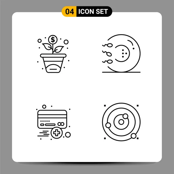 Set de 25 iconos de negocio universales Vector — Vector de stock