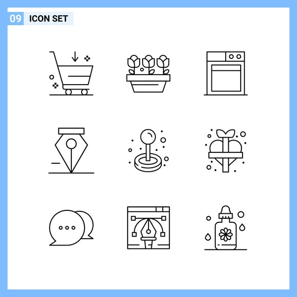 Set of 25 Universal Business Icons Vector — Stock Vector