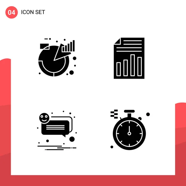 Conjunto Iconos Creativos Universales Simplemente Vector Ilustraciones Para Aplicaciones Web — Vector de stock