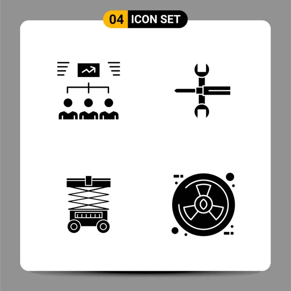 Conjunto Iconos Creativos Universales Simplemente Vector Ilustraciones Para Aplicaciones Web — Vector de stock