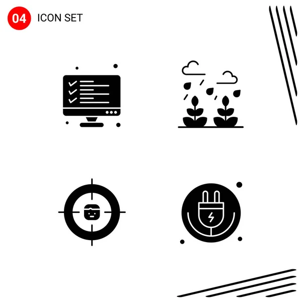 Conjunto Iconos Creativos Universales Simplemente Vector Ilustraciones Para Aplicaciones Web — Vector de stock