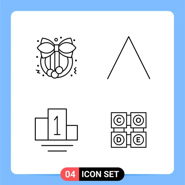 Set Universal Creative Icons Simply Vector Illustrations Web Mobile Apps — Stock Vector