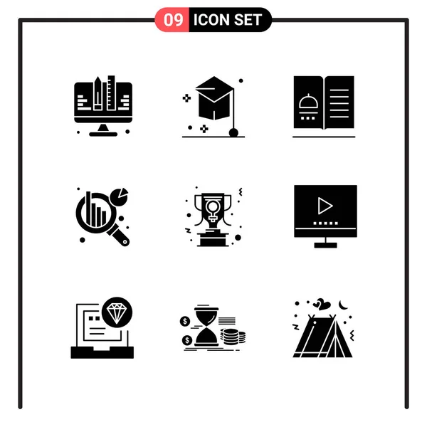 Conjunto Iconos Creativos Universales Simplemente Vector Ilustraciones Para Aplicaciones Web — Archivo Imágenes Vectoriales