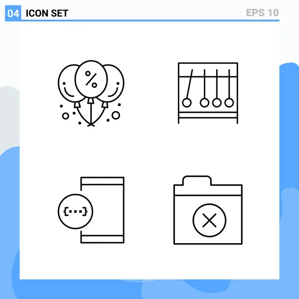 Set of 25 Universal Business Icons Vector — Stock Vector