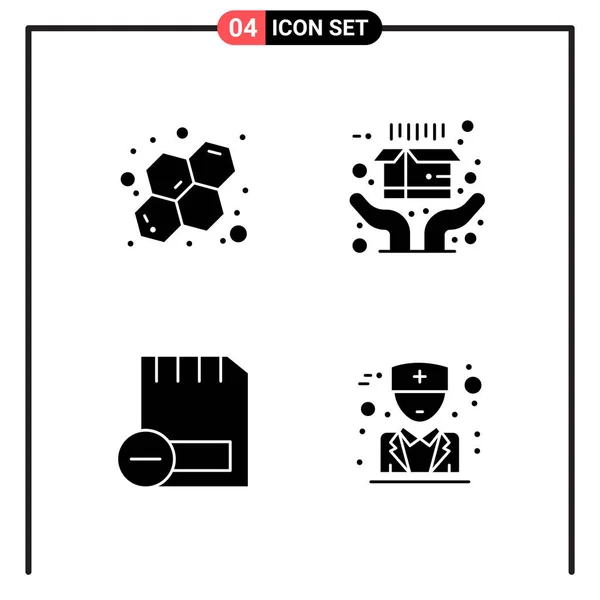 Conjunto Iconos Creativos Universales Simplemente Vector Ilustraciones Para Aplicaciones Web — Archivo Imágenes Vectoriales