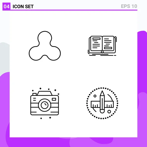 Set de 25 iconos de negocio universales Vector — Archivo Imágenes Vectoriales