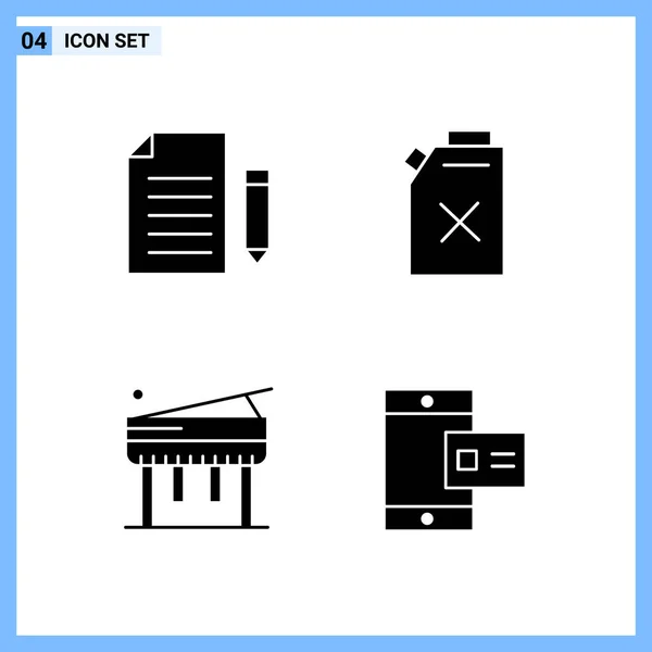 Set de 25 iconos de negocio universales Vector — Vector de stock