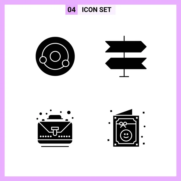 Set Dari Ikon Kreatif Universal Cukup Ilustrasi Vektor Untuk Aplikasi - Stok Vektor