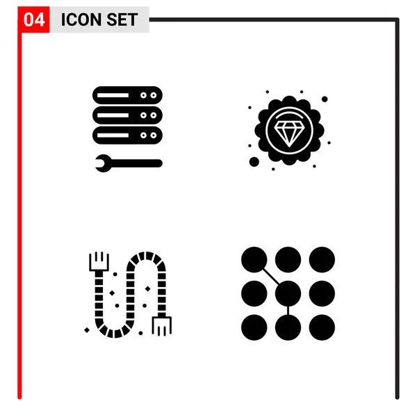 Set Universal Creative Icons Simply Vector Illustrations Web Mobile Apps — Stock Vector