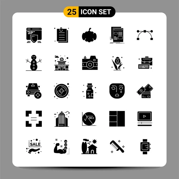 Conjunto Iconos Creativos Universales Simplemente Vector Ilustraciones Para Aplicaciones Web — Vector de stock