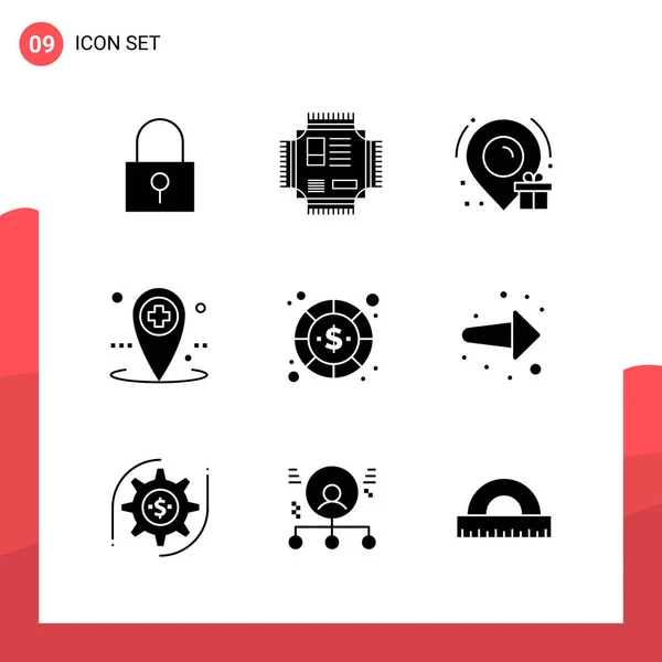 Set Universal Creative Icons Simply Vector Illustrations Web Mobile Apps — Stock Vector