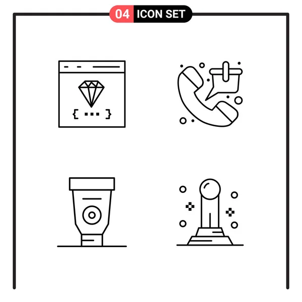 Set of 25 Universal Business Icons Vector — Stock Vector