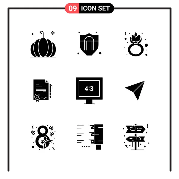 Set de 25 iconos de negocio universales Vector — Vector de stock