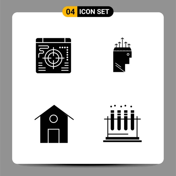 Conjunto Iconos Creativos Universales Simplemente Vector Ilustraciones Para Aplicaciones Web — Vector de stock