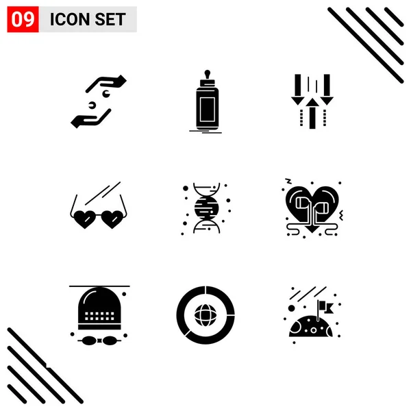 Conjunto Iconos Creativos Universales Simplemente Vector Ilustraciones Para Aplicaciones Web — Vector de stock