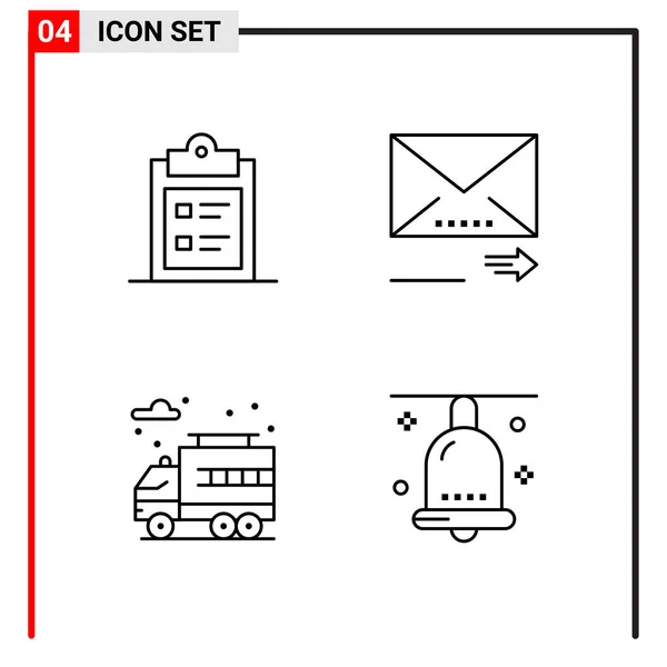 Set of 25 Universal Business Icons Vector — Stockový vektor